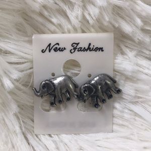 Fashion earrings elephant